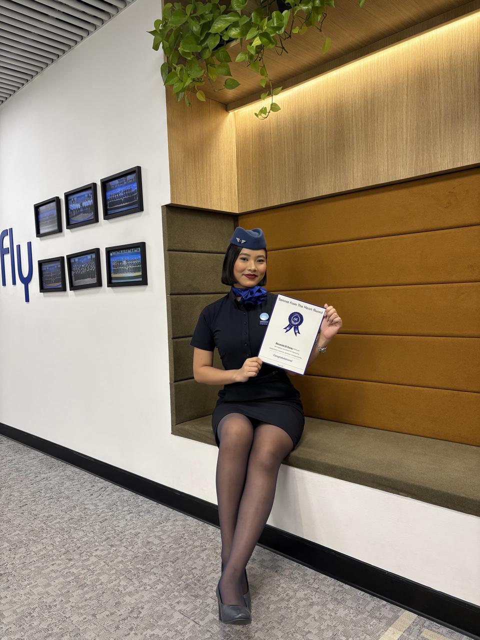 Eagle Crest Alumni - Marnemla M Chang IndiGo Cabin Crew